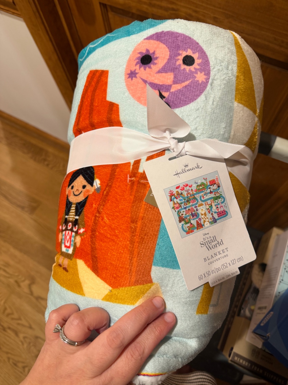 Hallmark Plush Disney Blanket It’s a Small World